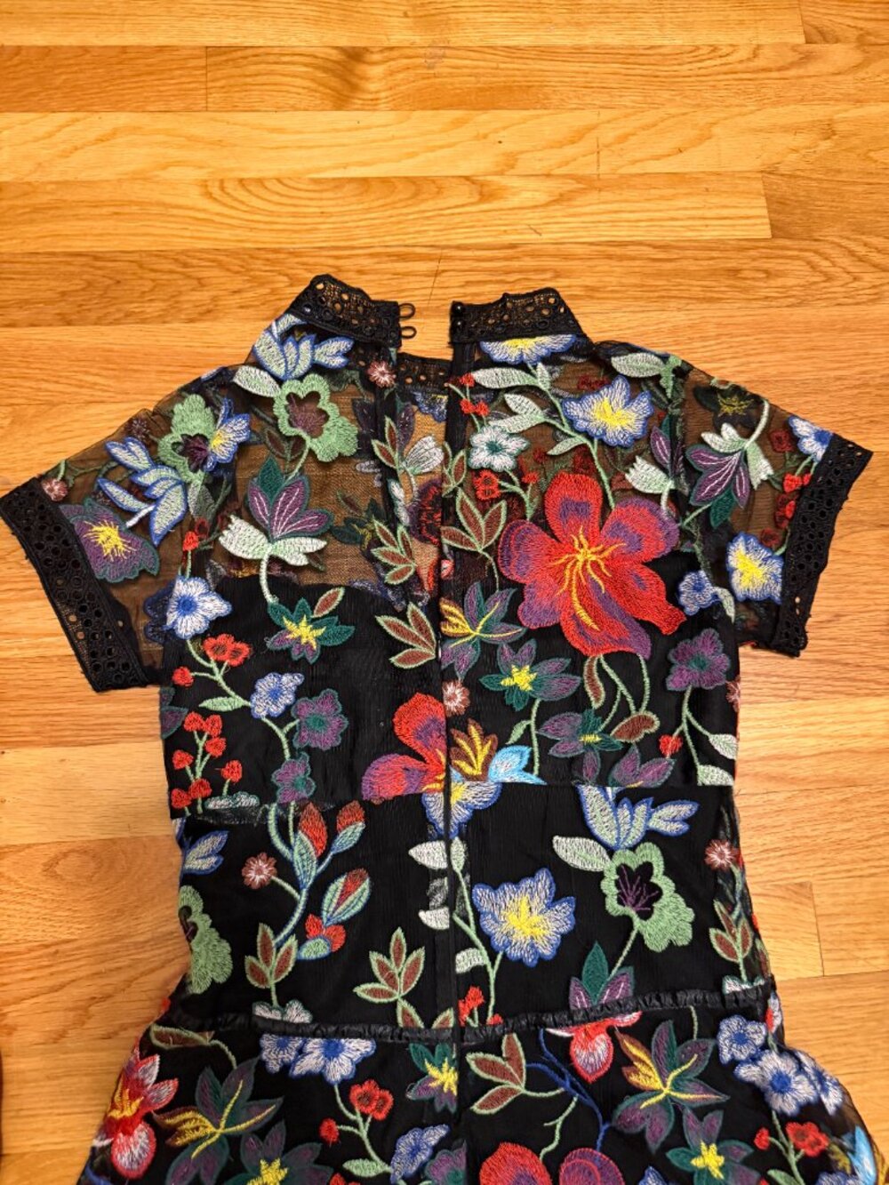Anthropologie Vone Janine Embroidered Dress - Picture 10 of 14